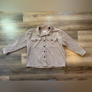 Ci Sono Tan Corduroy Jacket